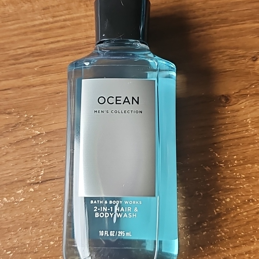 New Bath & Body Works Ocean Men's Collection 2 in 1 Hair & Body Wash for Men